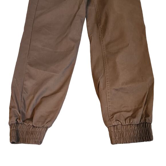 Papaya Brown Khaki Joggers with Pockets Size Small - Picture 5 of 14